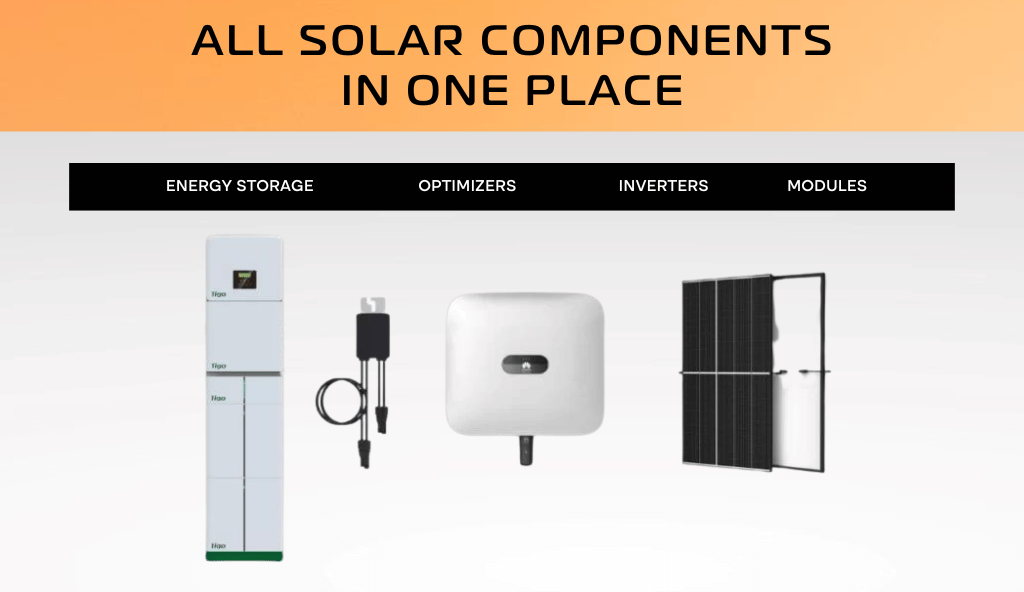 All solar components in one place